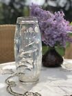 Vintage-Bleikristall/Kristal Glas-Gr. Vase-Handgeschliffen-1960-70