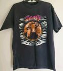 Vintage ZZ TOP 1997 Mean Rhythm Global Tour Official Rock Music Tshirt Large