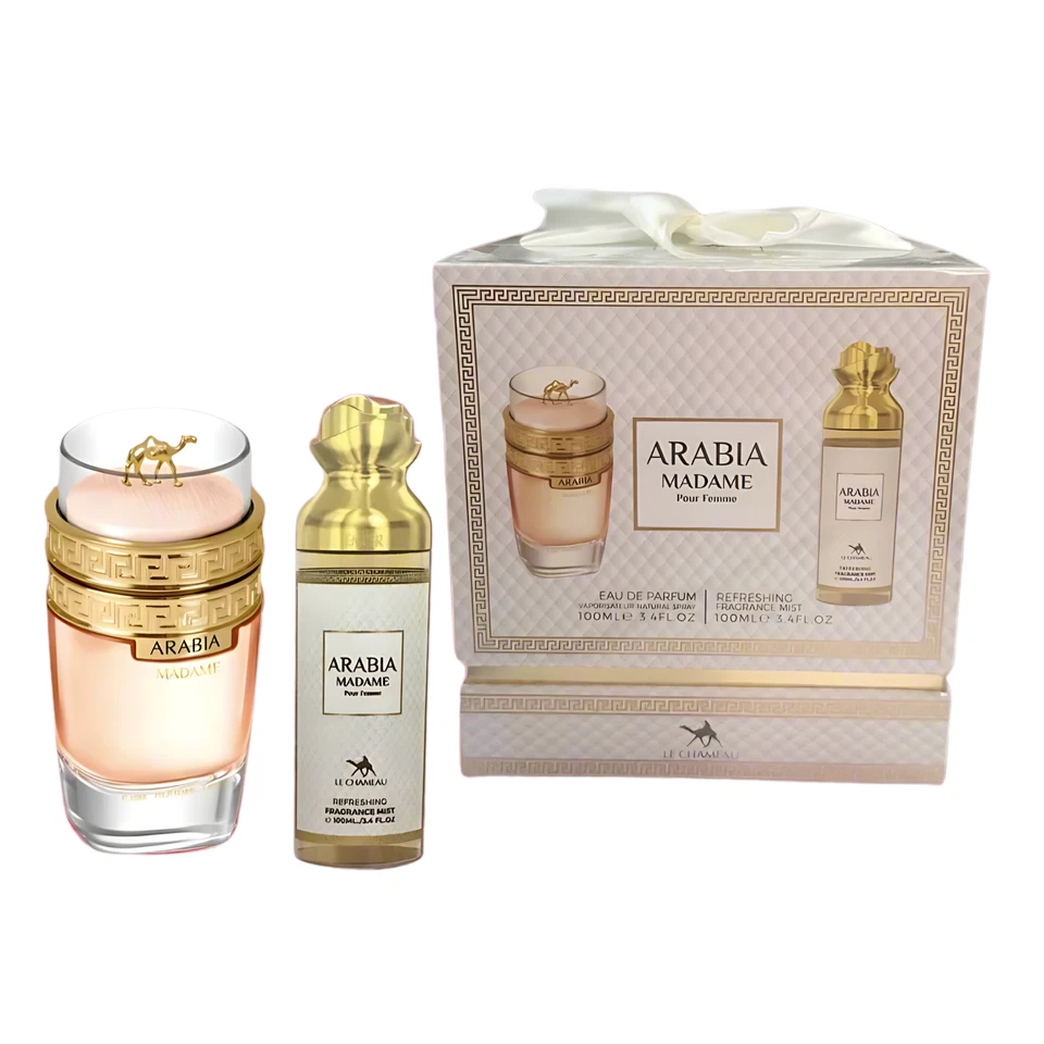 Eau de Parfum Mujer Arabia Madame Pour Femme Por Le Chameau 2 en 1 3,4 OZ Foto 1 de 1