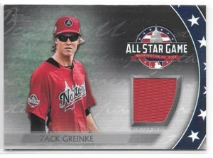 2018 Topps Update ZACK GREINKE All Star Stitches -ARIZONA  DIAMONDBACKS- AST-ZC  - Picture 1 of 1