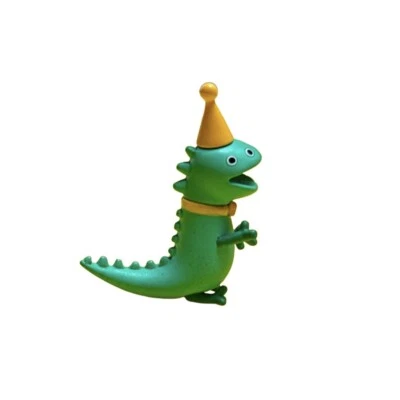 Rare Birthday Hat Mr Dinosaur! George Pig’s Christmas Gift, 1.2”, Standable - Image 1 of 3
