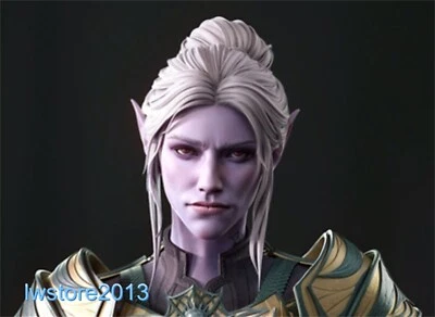 1/6 1/12 1/18 Warrior Girl Head Sculpt For 12" 6" 3.75" Female Figure Body Toys - image 1 of 3