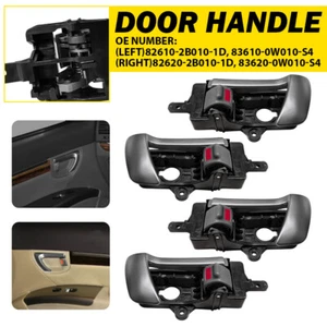 Front+Rear Right Left Inside Interior Door Handle For 2007-2012 Hyundai Santa Fe - Picture 1 of 9