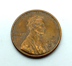 1975 D Lincoln penny, US Coin 3.1g #029 - Picture 1 of 3