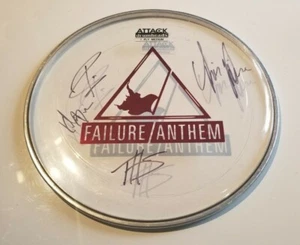 Rare! FAILURE ANTHEM Autographed Signed Drumhead by All! - Picture 1 of 1