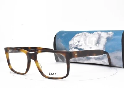 СОЛЬ. Очки матовые КОРИЧНЕВАЯ ЧЕРЕПАХОВАЯ ГАВАНА квадратная оправа 52-17-148 SHAW MBW - Изображение 1 из 4