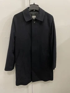 NWT New J.Crew Men’s Ludlow Car Coat in Wool-Cashmere Navy Size 36S - Picture 1 of 11