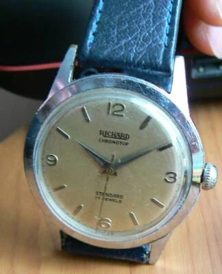 Richard Chronotop Standard Watch, 17 Jewels, cal. Phenix 132, RARE - Image 1 of 4