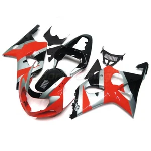 Red Black Grey Fairings Fit To Suzuki GSXR1000 K1 K2 00 01 02 01 Fairing Kit - Imagen 1 de 9