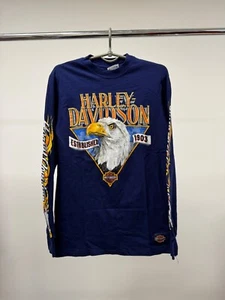 Rare Vintage long sleeve Harley Davidson 1991 Spirit of Eagle Made in Usa - Picture 1 of 12