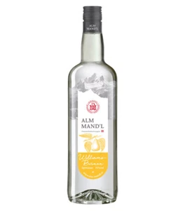 Alm Mand’l Williams-Birnen Schnaps / 35 % Vol. / 1,0 Liter-Flasche - Bild 1 von 1