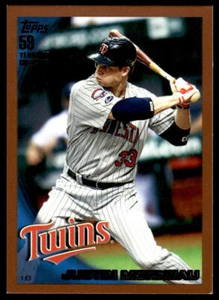2010 Topps Justin Morneau #360 Copper Parallel #'d /399 Twins - Picture 1 of 2