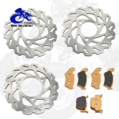 For Honda Sportrax 450 Front Rear Brake Disc Rotors Pads TRX 450R TRX450ER 04-13 - Image 1 of 4