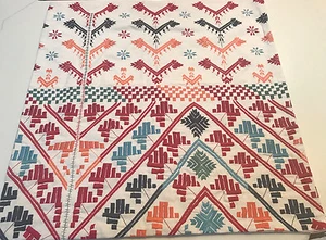 Pottery Barn Naya Embroidered 100% Cotton Pillow Cover 24" New with Tag Colorful - Picture 1 of 4