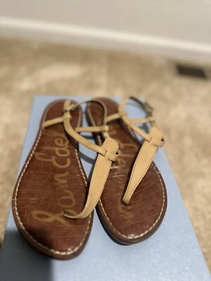 Sandalias Sam Edelman Gigi Tanga Tostado/Neutro Verano Talla 6 Foto 1 de 4
