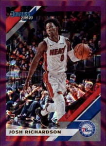 Donruss Holo Purple Laser #109 2019-20 Josh Richardson 13/15 - casi nuevo-como nuevo - Imagen 1 de 2