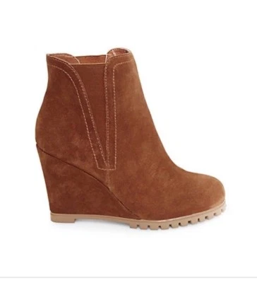  Bota de cuña Steve Madden para mujer de gamuza Wanelle nueva en caja genuina talla 8 Foto 1 de 4