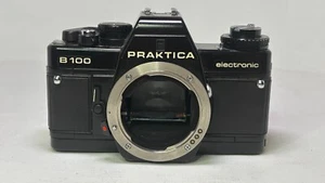 Praktica B100 Electronic 35mm SLR Film Camera Vintage UNTESTED - Picture 1 of 5