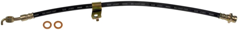 FITS 2010-2016 GENESIS 2 DOOR COUPE DRIVER LEFT FRONT BRAKE HOSE LINE - Image 1 of 3