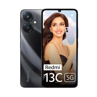 Redmi 13C 5G-4GB RAM 128GB Memoria-MTK Dimensity 6100+ 5G -VERSIONE GLOBALE-NERO - Immagine 1 di 4