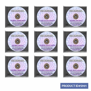 9 SUBLIMINAL SELF-HELP CDs Mind Program BRAINWAVE TECHNOLOGY Brain Programming - Picture 1 of 1