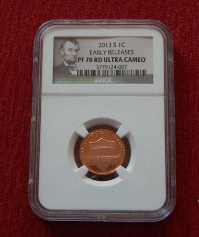 2013 S Lincoln Shield Cent  NGC PF 70  Early Releases Cover