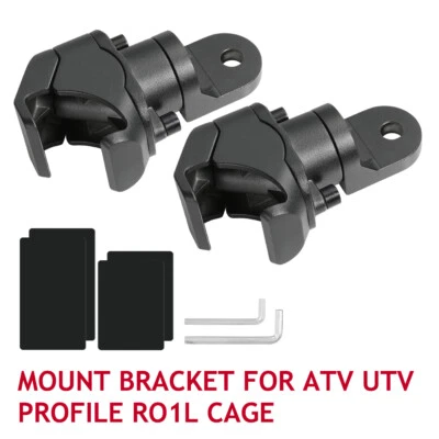 2x Para Polaris Ranger XP 10000 900 Pro-fit Jaula LED Látigo Luz Soportes de Montaje Foto 1 de 4