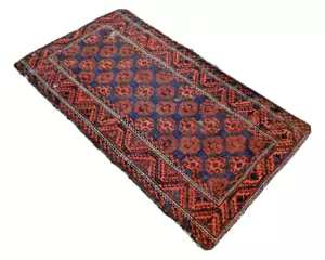 Fabulous Antique Rare Tribal Rug Collectors Piece Distressed Low Pile Tribal Rug - Picture 1 of 12