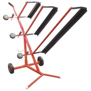 AES Industries AES-176 Triple Masker Tree - Hold 18", 24" & 36" Rolls - Red - Picture 1 of 3