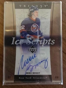 2005-06 Upper Deck Trilogy - Ice Scripts #IS-BO Mike Bossy (AU) - Imagen 1 de 1