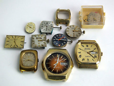 Large Lot of Vintage BULOVA ACCUTRON Watches/Parts - Good for Projects/Parts