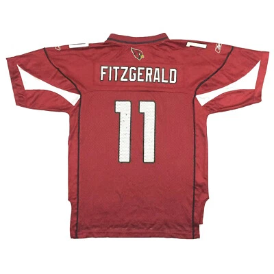 Arizona Cardinals Youth Jersey Larry Fitzgerald Reebok On Field Football Kids L - Image 1 of 4