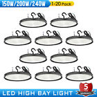 1-20PACK LED UFO High Bay Light 150W 200W 240W Warehouse Factory Led Shop Light