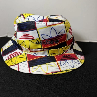 Adidas Unisex Originales Estampado Completo Logo Jugar Cubo Sombrero Multicolor Foto 1 de 4