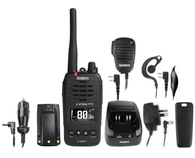 Uniden XTRAK50 Pro 5 Watt Waterproof Smart UHF Handheld Radio - image 1 of 2