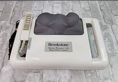 Masajeador Brookstone Shiatsu con control manual AHP-K7 probado funcionando Foto 1 de 4