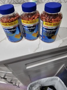 3pk Ibuprofen 200mg 1000 Coated Tablets Pain Reliever Fever Reducer NSAID Value - Picture 1 of 4