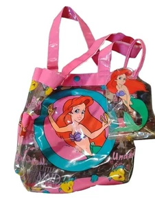 Vintage Disney’s The Little Mermaid Arielle Sebastian Clear Handtasche Tasche Kinder gebraucht - Bild 1 von 7