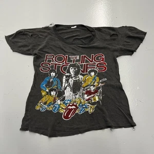 Vintage 70s Rolling Stones SOLD OUT Keith Richards Thrashed Distressed T-Shirt L - Bild 1 von 15