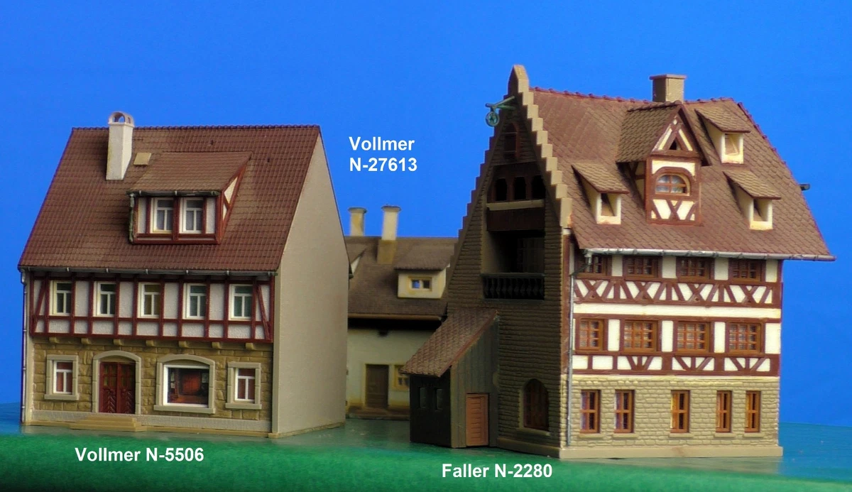 NOCH Klohäuschen Mini-Gebäude Für Modelleisenbahn – 2 Stück, Maßstab 1:160 (Spur N)