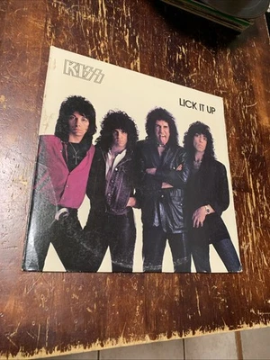 KISS Lick It Up Record Album 1983 Original Vintage - Image 1 of 4