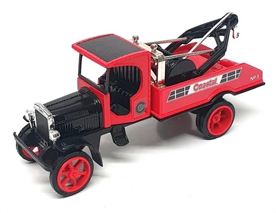 Ertl 1/34 Scale F471 - 1925 Kenworth Wrecker Coin Bank (Coastal) Red/Black - Image 1 of 4