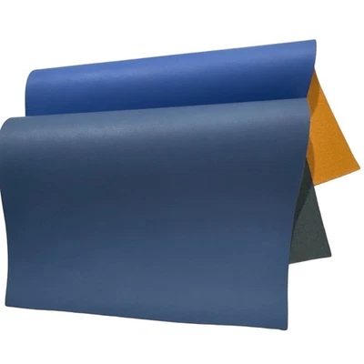 Blue Smooth Leatherette - Thick 1.2mm - great for School Bows - Image 1 of 4