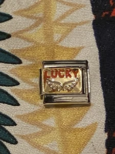 New Angel Of Good Luck Charm Fits 9mm Classic Italian/ Nomination Bracelet - Picture 1 of 3