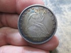 1840 O SEATED LIBERTY SILVER HALF DOLLAR IN EXTRA FINE CONDITION