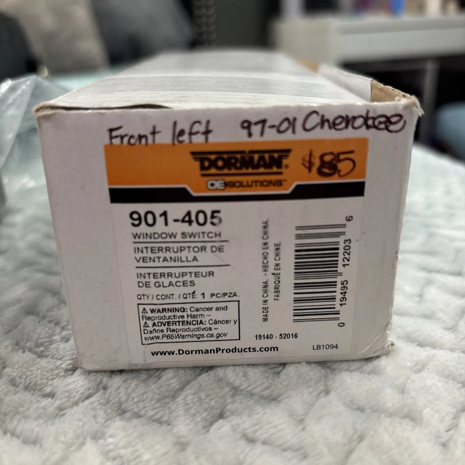 Interruptor de ventana de puerta Dorman 901-405 para Jeep Cherokee 2001 1997 1998 1999 2000 Foto 1 de 4