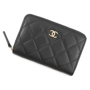 CHANEL Zip coin purse Calfskin Black AP3686 - Picture 1 of 10