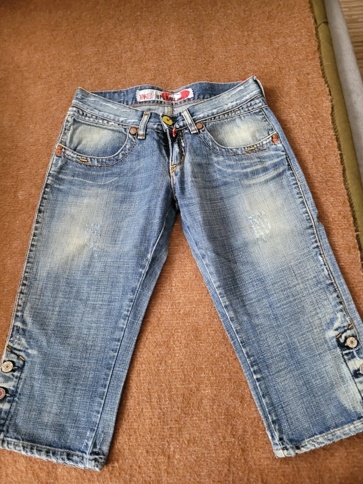 Take Two kurze Jeans Hose 7/8 Capri Caprijeans - Kiply -  W28 - light blue - Bild 1 von 4