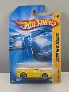 Vintage 2008 Hot Wheels New Models Yellow Ferrari FXX 1:64 Diecast Car HC17 - Picture 1 of 3