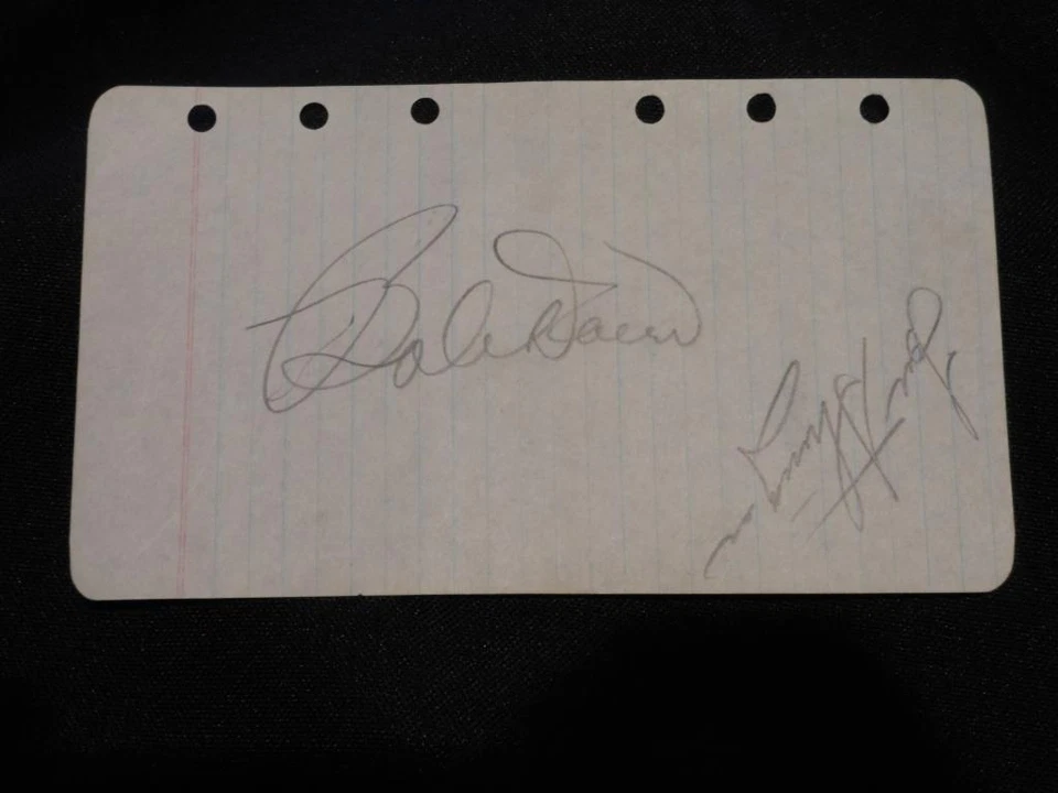 Boston Red Sox Bobby Doerr Lou Stringer Signed Autograph Vintage Album Page S13 - Image 1 of 1